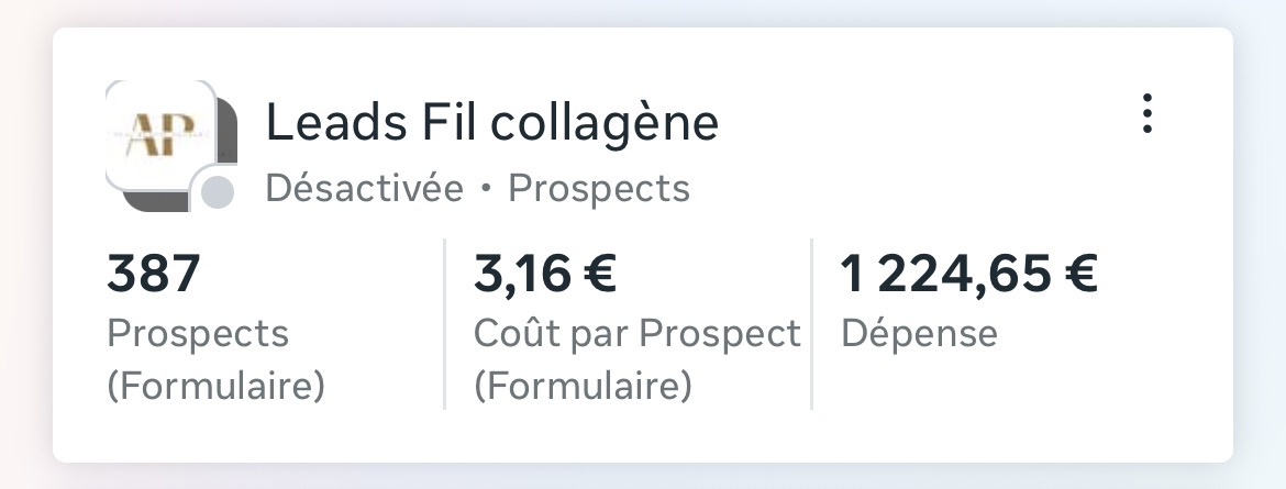 Statistiques de campagne publicitaire