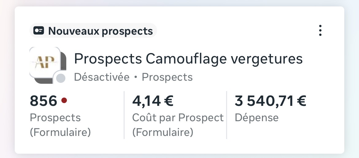 Statistiques de campagne publicitaire