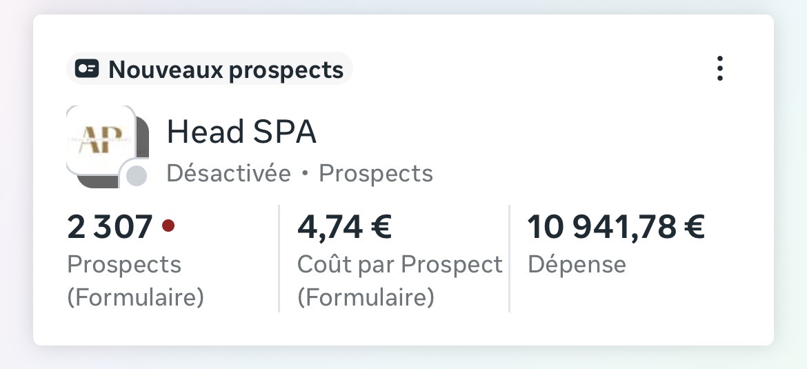 Statistiques de campagne publicitaire