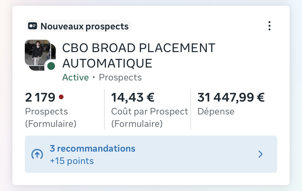 Statistiques de campagne publicitaire